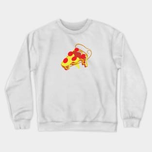 Pizza Slice, Cool, Outline Crewneck Sweatshirt